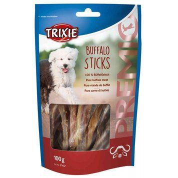 Ласощі д/соб. PREMIO Buffalo Sticks палочки з м&rsquo;ясом буйвола 100гр 1111143058 фото
