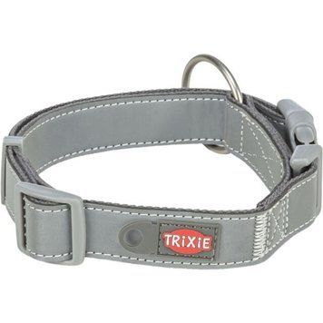 Нашийник Trixie для собак Premium Reflect світло відбиваючий графіт розмір S-M 30-45 см/20 мм 1111226477 фото