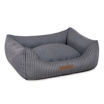 Лежак Pet Fashion DEVID для собак темно-сірий 62*50*19 1111214886 фото