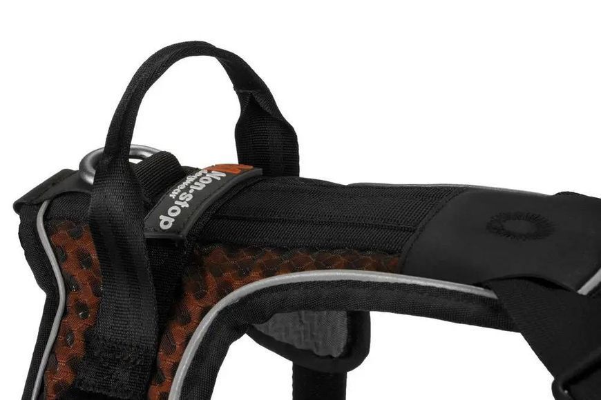 Шлея для собак Rock harness Non-stop dogwear Черный/Оранжевый M 40698 фото