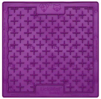 Лизальний килимок антистрес для собак LickiMat Buddy Purple, мʼяка основа 27726 фото