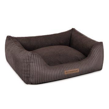 Лежак Pet Fashion DEVID для собак шоколадний 62*50*19 1111214887 фото