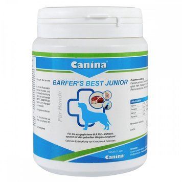 Вітамінно-мінеральний комплекс Canina Barfer Best Junior для собак на натуральному годуванні 850 г 1111151482 фото