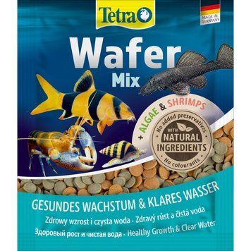 Корм сухий Tetra Wafer Mix для акваріумних донних риб та ракообразних в пластинах 15 г 11813 фото