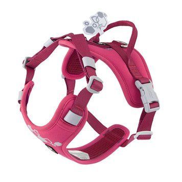 Шлейка пом'якшена для собак Hurtta Weekend Warrior Harness II ECO Рожевий 45-60 42121 фото