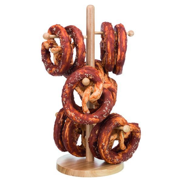 Ласощі Trixie Denta Fun Duck Pretzel bulk для собак Крендель Denta Весела качка брутто д 15 см 140 г 5 шт/уп 1111185714 фото