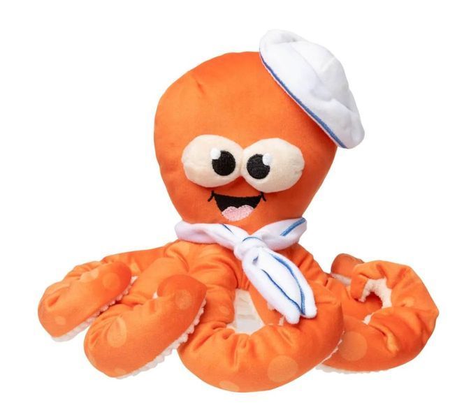 М'яка іграшка для собак FuzzYard Восьминіг-моряк Sailor Squiggles 32471 фото
