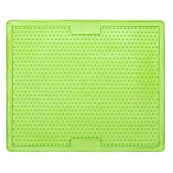 Лизальний килимок антистрес для собак LickiMat Soother XL Green, м'яка основа 27756 фото