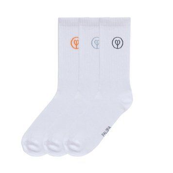Шкарпетки для власників собак Palopa Tennis Socks Logo Помаранчевий/Блакитний/Сірий 3 пари 40-45 45556 фото