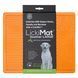 Лизальний килимок антистрес для собак LickiMat Soother XL Orange, м'яка основа 27757 фото 7