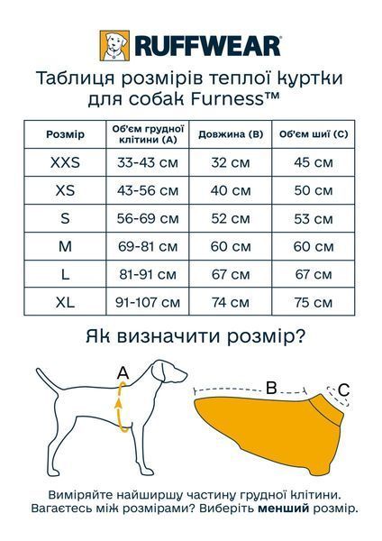 Тепла куртка для собак Ruffwear Furness&trade; S Червоний 30391 фото