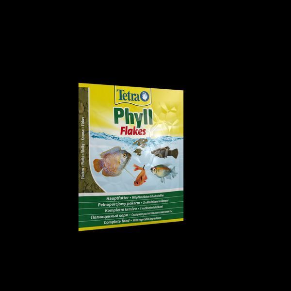 Корм сухий Tetra Phyll Flakes для травоїдних рибок в пластівцях 12 г 11906 фото