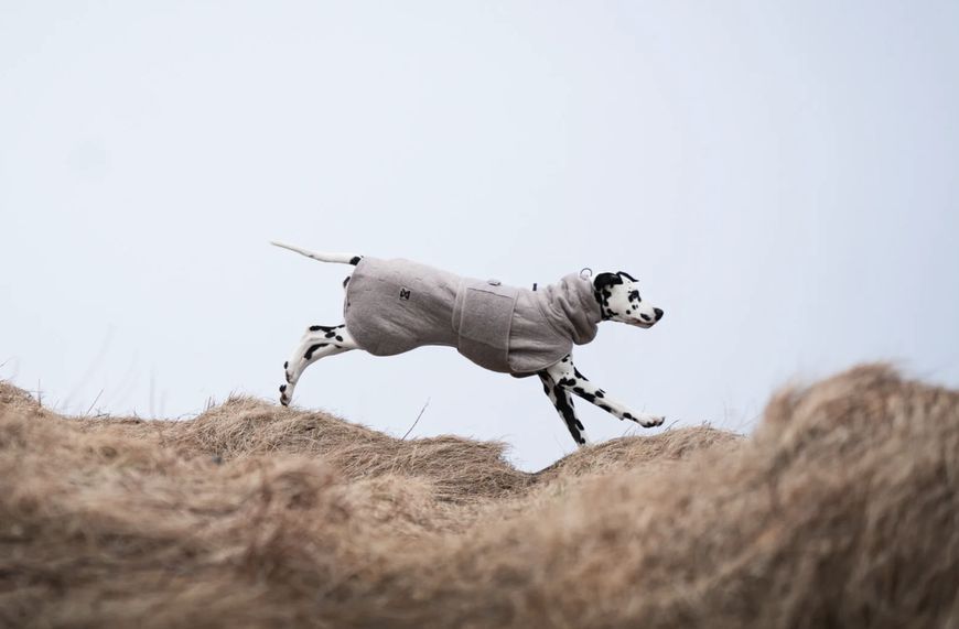 Халат-рушник для собак Drying coat Non-stop dogwear Сірий 27 41208 фото