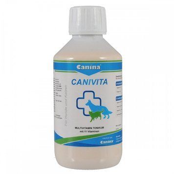 Вітамінний комплекс Canina Canivita для котів та собак універсальний зі швидким ефектом тонік 250 мл 1111111959 фото