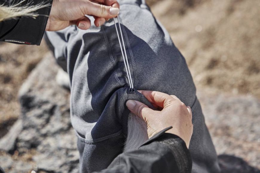 Утеплений комбінезон для собак Hurtta Midlayer Overall 55M Сірий 31450 фото