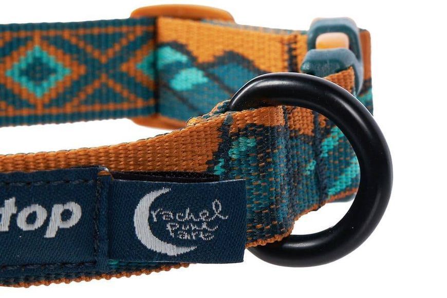 Нашийник для собак Trail quest collar RP signature edition Non-stop dogwear Бірюзовий/Дуб L 40476 фото