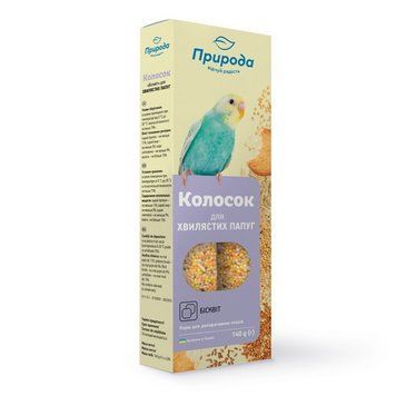 Набор Колосок для попугая бисквит 140г*2шт 50% на вторую упаковку 1111152819 фото