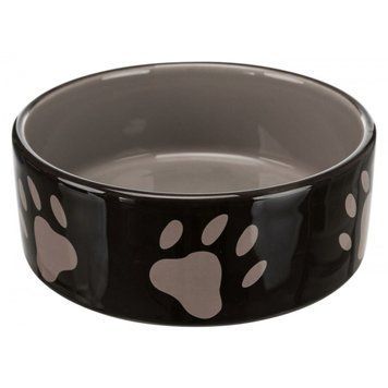 Миска Trixie для котів з лапками коричнева керамічна 20 см 1,4 л 1111122542 фото