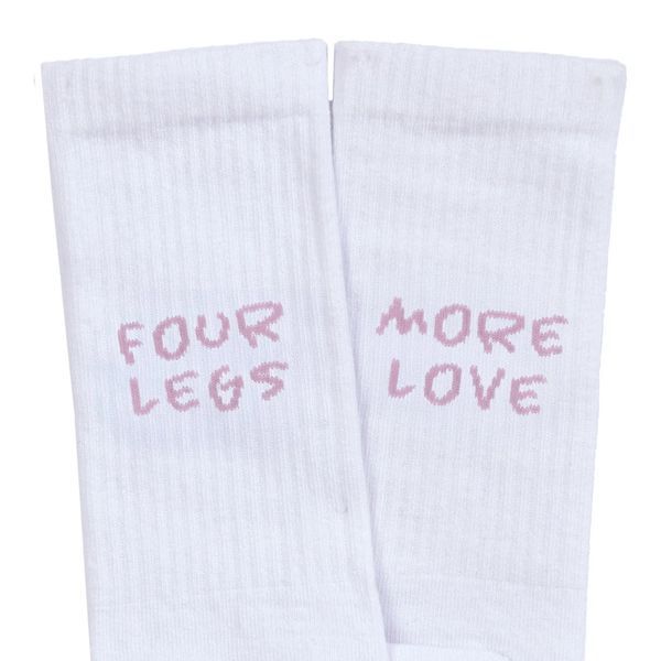 Носки для владельцев собак Palopa Tennis Socks Lettering Бежевый/Розовый 2 пары 35-40 45559 фото