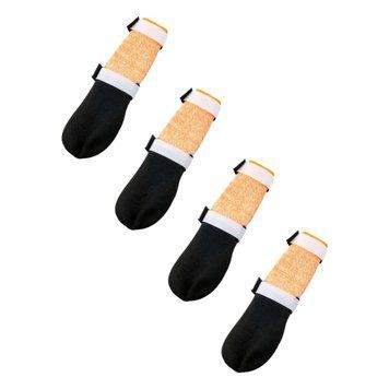 Высокие ботинки для собак Protector bootie high Non-stop dogwear Черный/Оранжевый L 4 Шт. 40355 фото