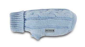 Вязаный свитер для собаки Wolters Cable Knit с узором коса 30 см Синий 29598 фото