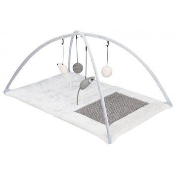 Килимок Trixie для котів Розважальний комплекс з дряпкою сизаль/плюш 60х33х42 см 1111150316 фото