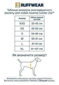 Охлаждающий жилет для собак Ruffwear Swamp Cooler Zip&trade; XS Серый 41786 фото