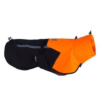 Дождевик для собак Fjord raincoat 2.0 Non-stop dogwear Черный/Оранжевый 33 41222 фото