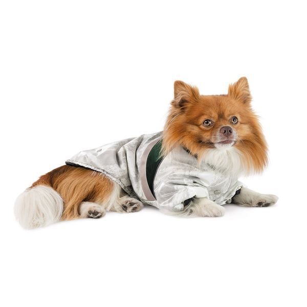 Куртка для собак Bony Pet Fashion, М білий, зелений 1111202336 фото
