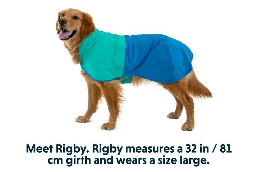 Дощовик для собак Ruffwear Sun Shower&trade; XL Блакитно-бірюзовий 30496 фото