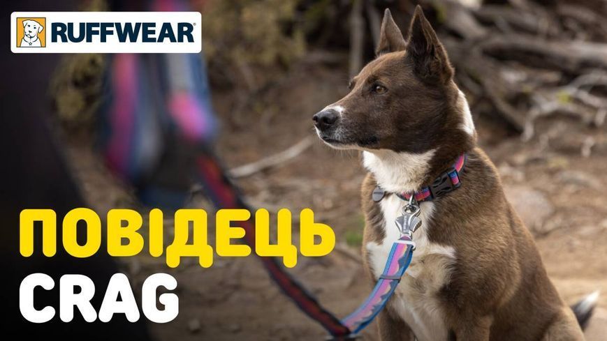 Рефлективный поводок для собак Ruffwear Crag&trade; Розово-синий 30892 фото