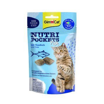 Ласощі Nutri Pockets для котів Рибні Тунець 60г 1111184124 фото
