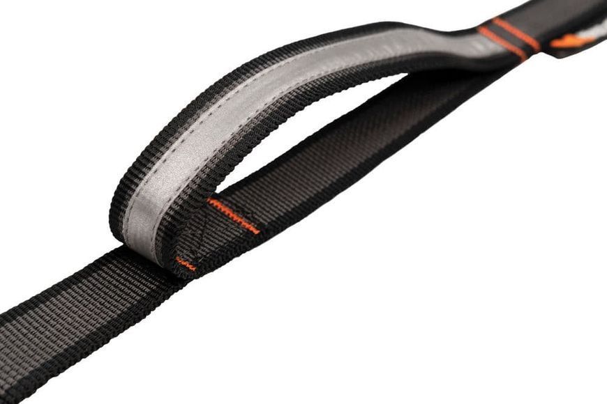 Регулируемый поводок для собак Touring bungee adjustable Non-stop dogwear Черный/Серый 23 мм 41382 фото
