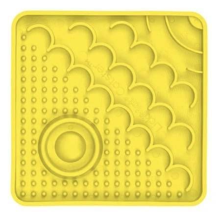 Лизальний килимок антистрес для кішок LickiMatster Yellow 30356 фото
