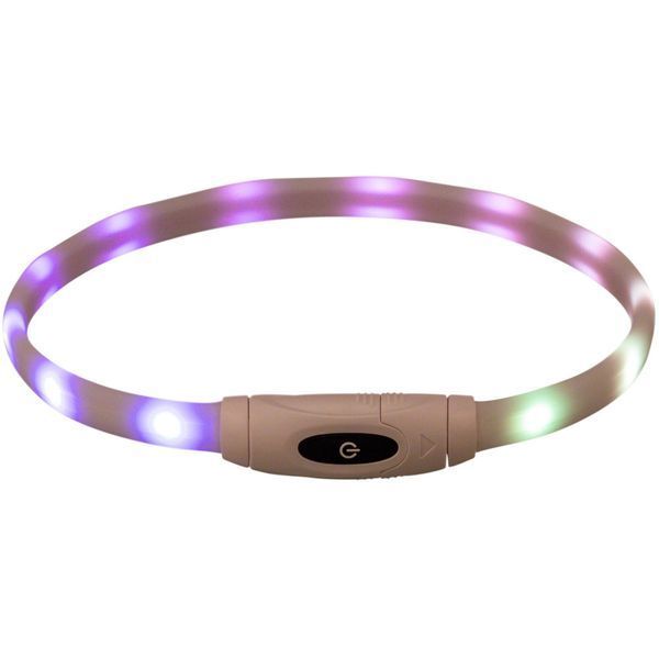 Нашийник Trixie що світиться з USB силікон різнокольоровий XS&ndash;XL 65 см х 16 мм 1111185169 фото