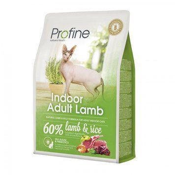 Корм сухий Profine Cat Indoor для дорослих котів, що живуть у приміщенні, з ягнятиною та рисом 2 кг 1111145717 фото
