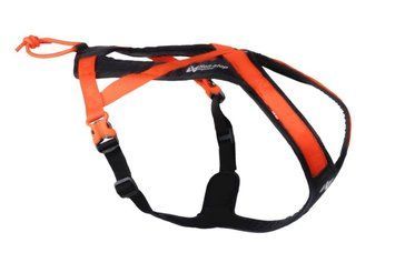 Шлейка для собак Rush harness Non-stop dogwear Чорний/Помаранчевий 5 40761 фото