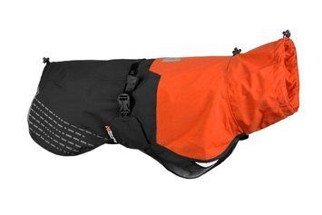 Дождевик для собак Fjord raincoat Non-stop dogwear Черный/Оранжевый 33 40938 фото