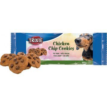 Ласощі Trixie Chicken Chip Cookies для собак печиво з куркою 100 г 1111170282 фото