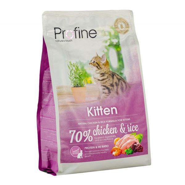 Корм сухий Profine Cat Kitten для кошенят від 1 до 12 місяців з куркою та рисом 2 кг 1111145720 фото