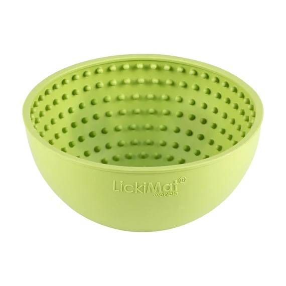 Лизательный коврик антистресс для собак LickiMat Wobble Green, качается 27765 фото