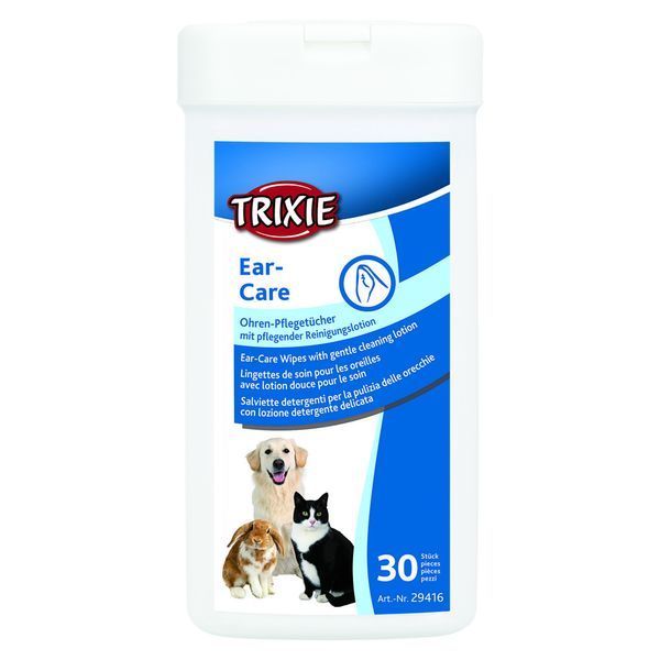 Серветки Trixie для догляду за вухами 30шт 1111146937 фото