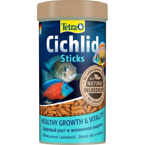 Корм Tetra Cichlid Sticks для рибок цихлід палички 250 мл/75 г 8446 фото