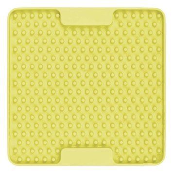 Лизальний килимок антистрес для маленьких собак собак LickiMat Mini Soother Yellow, м'яка основа 30311 фото