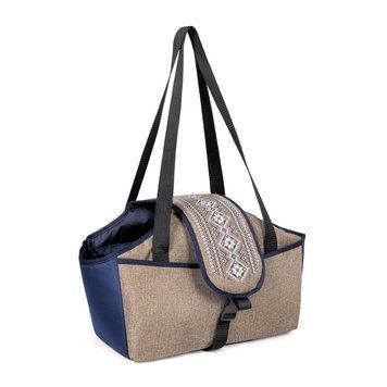 Сумка-переноска Pet Fashion Linen для собак 38х32х22 см 1111176063 фото