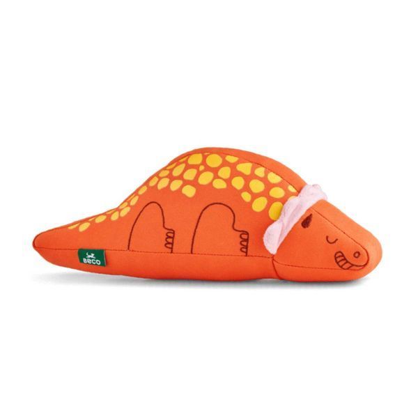 Мягкая игрушка для собак Beco Pets Трицератопс Оранжевый L 42151 фото