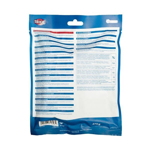 Ласощі Trixie Denta Fun Chewing Rolls для собак Паличка для чищення зубів з качкою 12 см 270 г 15 шт 1111141114 фото