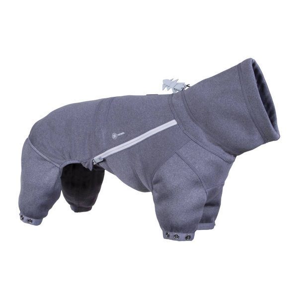 Утепленный комбинезон для собак Hurtta Midlayer Overall 60M Серый 31451 фото