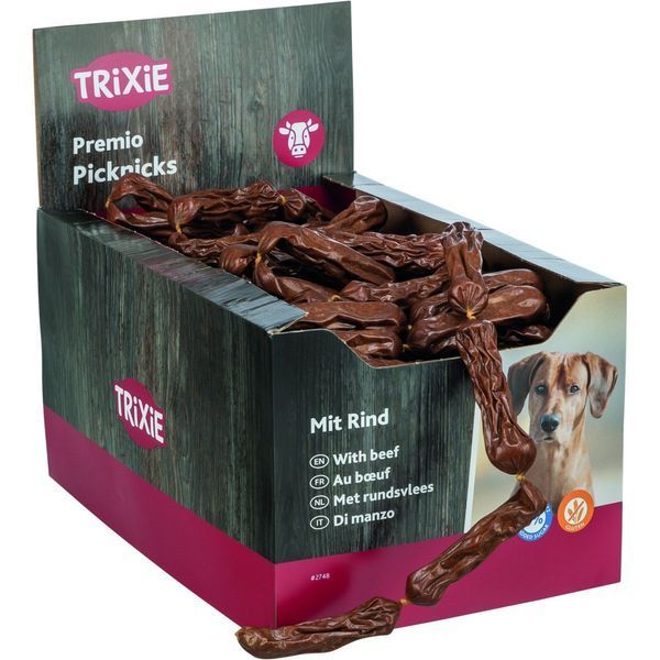 Ласощі Trixie Premio Picknicks для собак Сосиски з яловичиною 8 см 8 г 200 шт 1111115101 фото