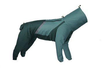Комбінезон для собак Non-stop dogwear Fjord overall raincoat Бірюзовий 70 41144 фото